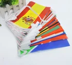 decorative string flag christmas festival colorful flag hanging bunting pennant flag