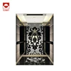 Black Titanium Series Elevator Cabin Decoration for Passenger Lift