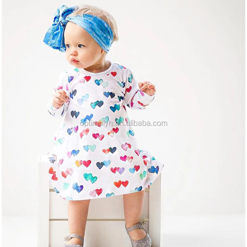 Girl's dresses New spring long sleeve heart dress kids Valentine's day dress, Picture 
Girl's dresses New spring long sleeve heart dress kids Valentine's day dress, Picture
