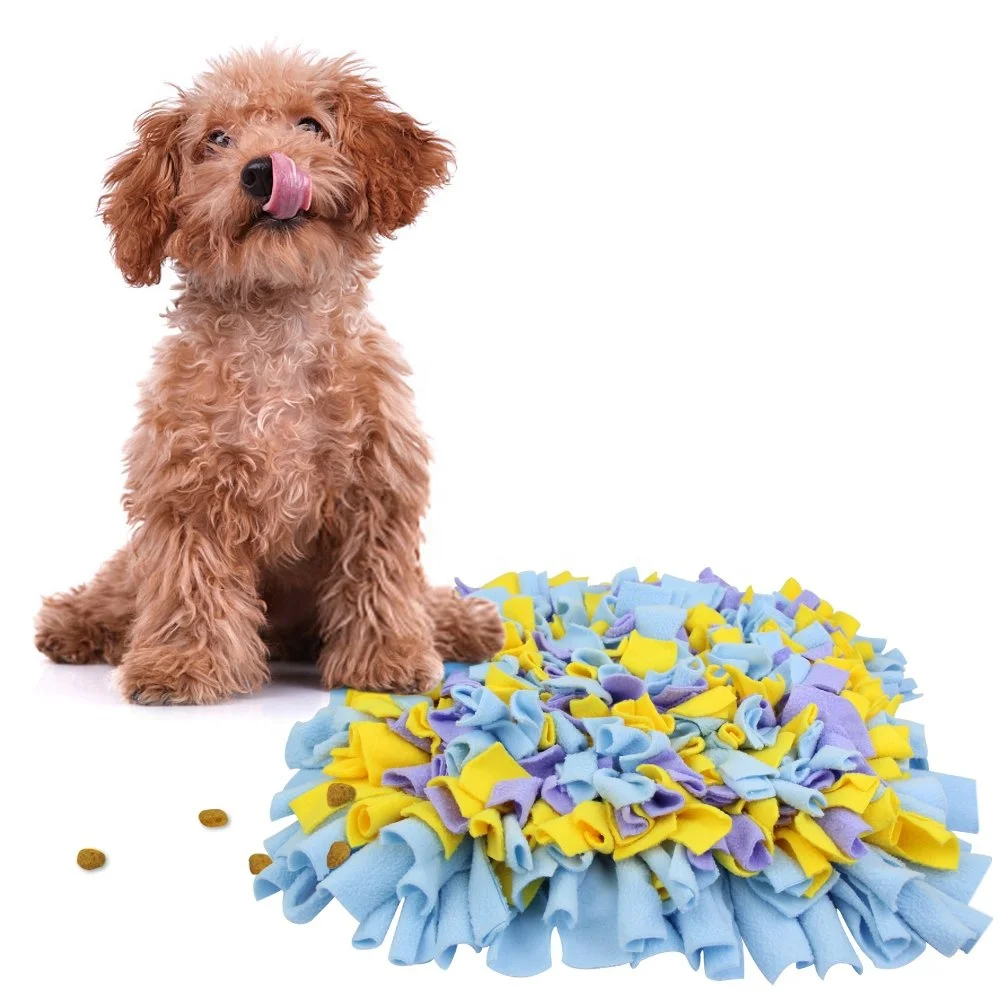 Slow Feeding Food Dog Activity Play Mat Feeding Cat Food Mats Pet Activity Training Blanket Pet Sniffing Pad, Blue-purple
Slow Feeding Food Dog Activity Play Mat Feeding Cat Food Mats Pet Activity Training Blanket Pet Sniffing Pad, Blue-purple