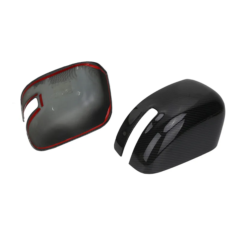 WISENGEAR Side Car Rearview Side Mirror Cover For Jeep Renegade 2015 2016 2017 Accessories Auto Rear View Mirror Overlays Carbon Black (10)