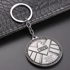 custom fashion personalized blank metal 3D key chain /coin keychain
