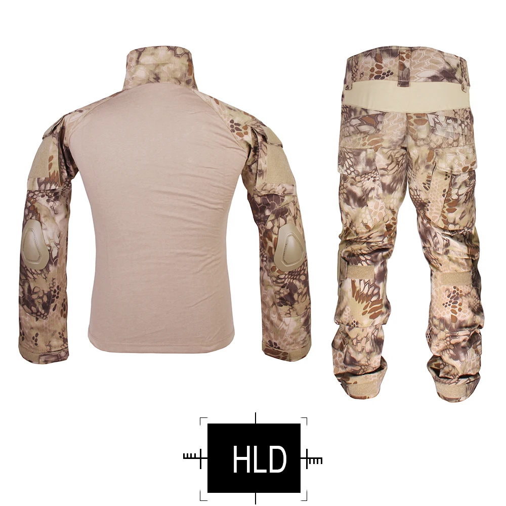 Emersongear Gen Traje T Ctico Combate Camisa Con Codo Airsoft