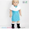 white and blue 18 inch doll clothing toy clothes american girl doll clothes