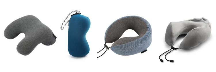 Custom Logo Personalized Orthopedic Office Nap Car Gel Neck Support Pillow Memory Foam Cooling Travel Pillow