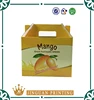 Custom printing design colorful packaging high quality corrugated paper mango box