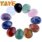 Bulk Wholesale Natural Crystal Palm Stone Semi-precious Thumb Worry Stone