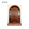 Exterior Paint Double Solid Nyatoh Merpauh Finger Joint Wood Framed Front Pocket Fire Resistant Door With Beveled Glass For Home