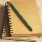 Custom Paper Note Book kraft paper notebook spiral notebook with Kraft Wholesale