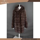 Hot Selling Women Russian Winter Jacket Whole Mink Woman Fur Coat