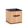 Custom Square Folding Bamboo tabletop clothes drawer storage cabinet