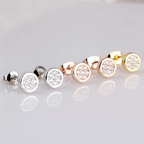 6.8 6.8 MM Round Stud Earring Plated 18K Saudi Gold Jewelry, White, gold, rose gold
6.8 6.8 MM Round Stud Earring Plated 18K Saudi Gold Jewelry, White, gold, rose gold