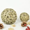 FSC BSCI natural material handmade weaving willow gifts and crafts christmas tree decoration wicker ball