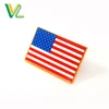 Custom design high quality Die casting United States National Accessory embossed Military clutch pins