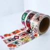 Custom Christmas Halloween Washi Paper Tape Adhesive Packing Festival Customize Printed Washi Tape