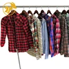 U-clothing Factory price bale used clothes wholesale Of FLANNEL SHIRT second-hand clothing