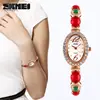 Skmei Top Quality Luxury Brand Shell Dial Quartz Stone Watch Ladies Fashion Wrist Watch 3atm Waterproof