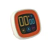 Mini Touchable LCD Count Up Down touchscreen kitchen Digital Timer With Clock And Loud Alarm