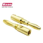 Audio cable speaker connectors solder copper 4mm banana plugs