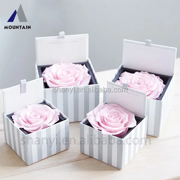flower gift box large custom printed cardboard packaging round