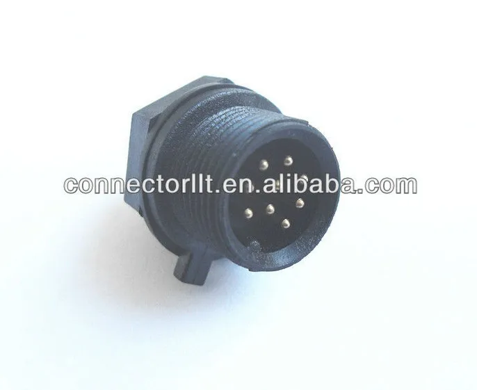 9 pin male receptacle female plug watertight cable coupler
