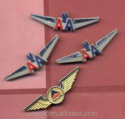 Pilote de La Force aérienne Ailes-Emblème Épinglette de Cravate-ailes Badge