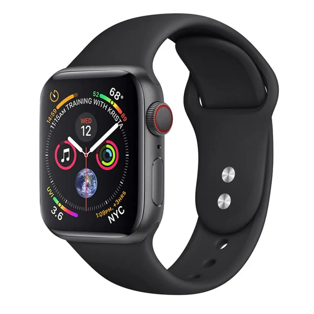 Streamline Design Solid Color Soft Silicone Sports Strap Watch Band for Apple Watch Series 1/2/3/4, 7 colors
Streamline Design Solid Color Soft Silicone Sports Strap Watch Band for Apple Watch Series 1/2/3/4, 7 colors