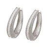 E-779 xuping luxury large hoop earring, india accessories online white gold color jewellery