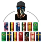 tie dye logo country flag hair rainbow seamless bandana