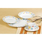 20Pcs round colorful fine ceramic porcelain dinnerware set made In china