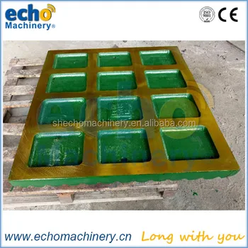 high quality McCloskey crusher spares jaw plate