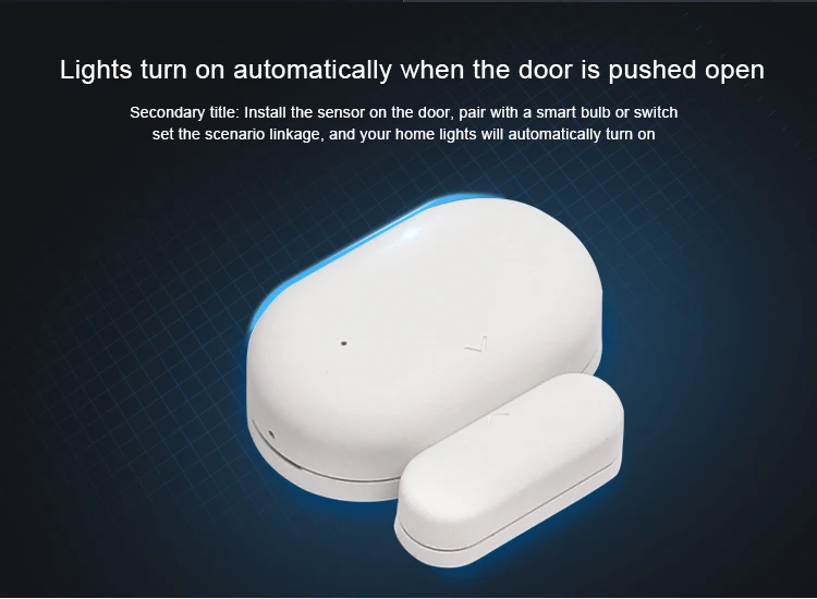ZigBee home security door and window magnetic sensor alarm for smart home security - ANKUX.COM