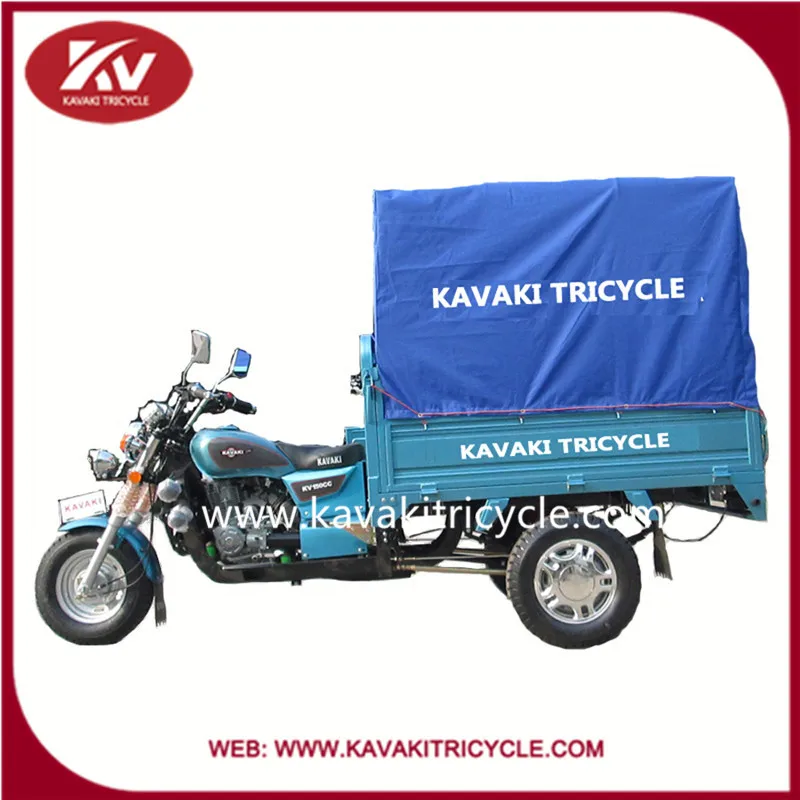 Guangzhou 2016 heavy loading 3 wheel motorized bike tricycle/China factory export cargo tricycles with cabin cheap for sale