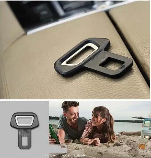 black Dual-use Car safety belt clip Brand New and High quality Car Seat belt buckle Vehicle-mounted Bottle Opener
black Dual-use Car safety belt clip Brand New and High quality Car Seat belt buckle Vehicle-mounted Bottle Opener