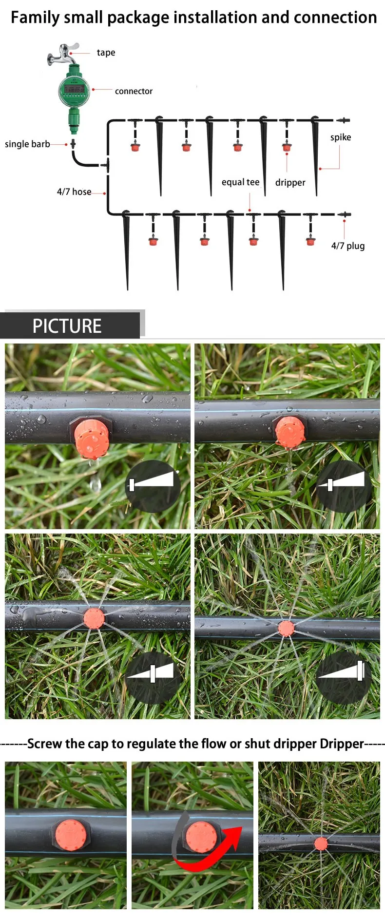 Automatic Drip Irrigation System Wholesale Drip Tips Buy Automatic