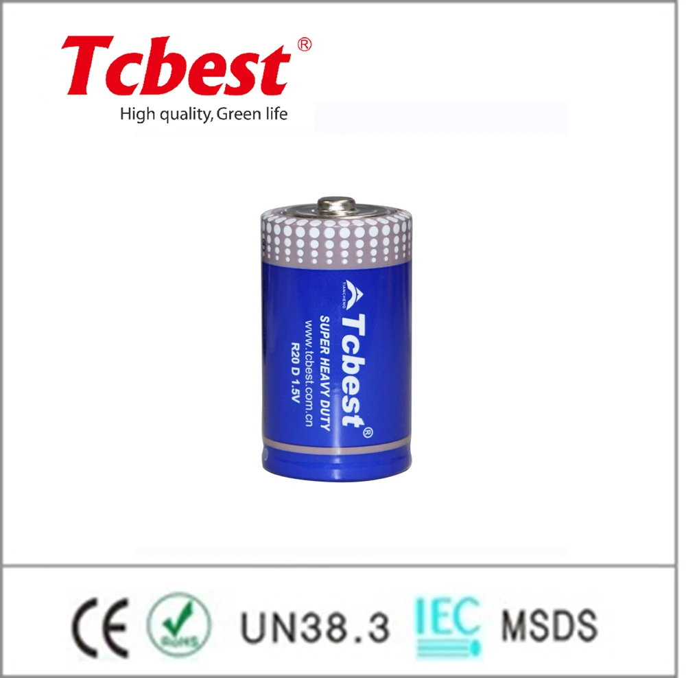 Um1 1.5v Size D R20p Carbon Zinc Battery,Um1 D R20p Heavy Duty Battery