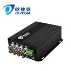 OEM 8 channel video and 1 RJ485 1 ethernet Fiber Optic Video Optical Transmitter & Receiver
