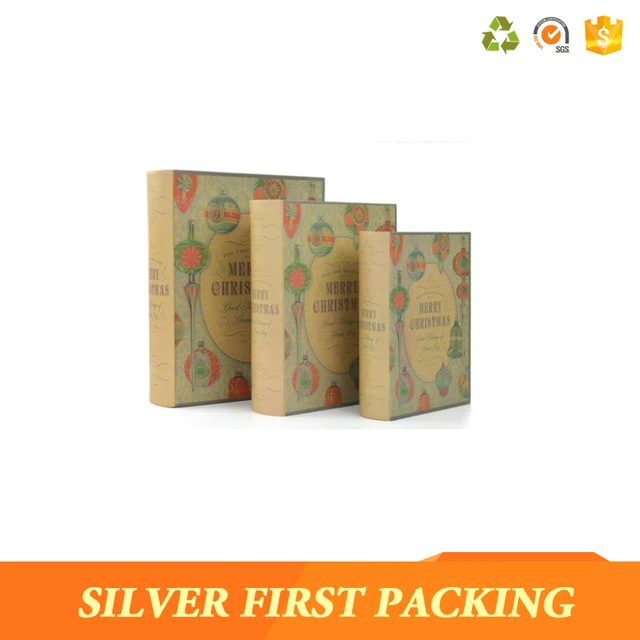 magnetic button flip book shape cardboard gift box wholesale