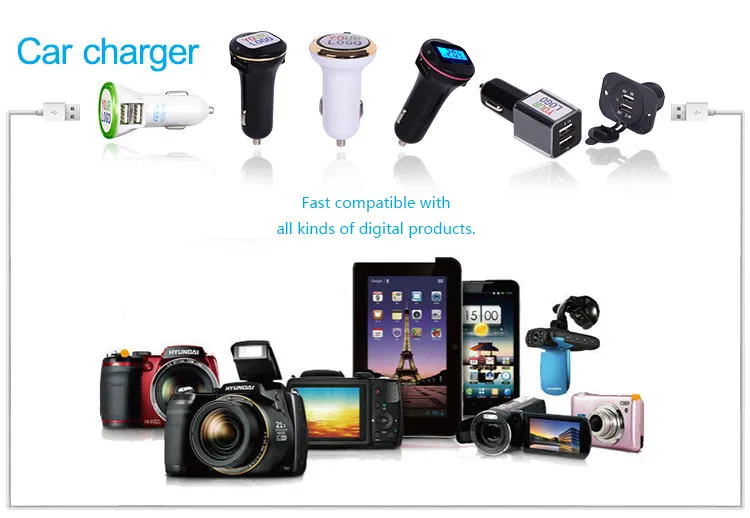2.1a 2 port usb car charger