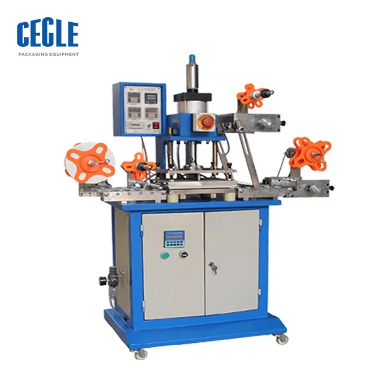 t&d high speed hsr-p-2126 continuous ribbon gilding hot stamping
