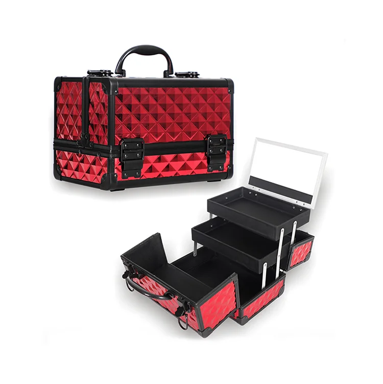 Professional Aluminum Cosmetic Cases Make Up Boxes Artist Organizer Kit Makeup Train Case, Customized
Professional Aluminum Cosmetic Cases Make Up Boxes Artist Organizer Kit Makeup Train Case, Customized