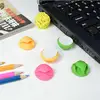 Silicone 2 Slots Mini Cable Winder with Sticker