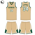 sublimated basketball jersey uniform design green sale