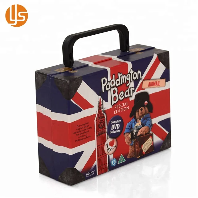wholesale mini paper cardboard suitcase tool gift boxes with