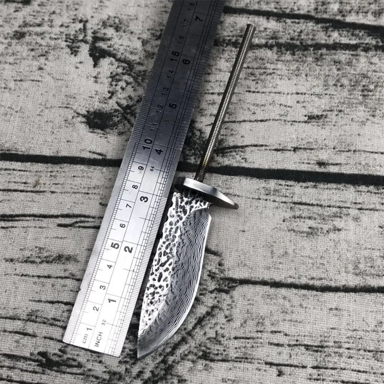 Pocket Folding Blade Blank Knife Blank Damascus