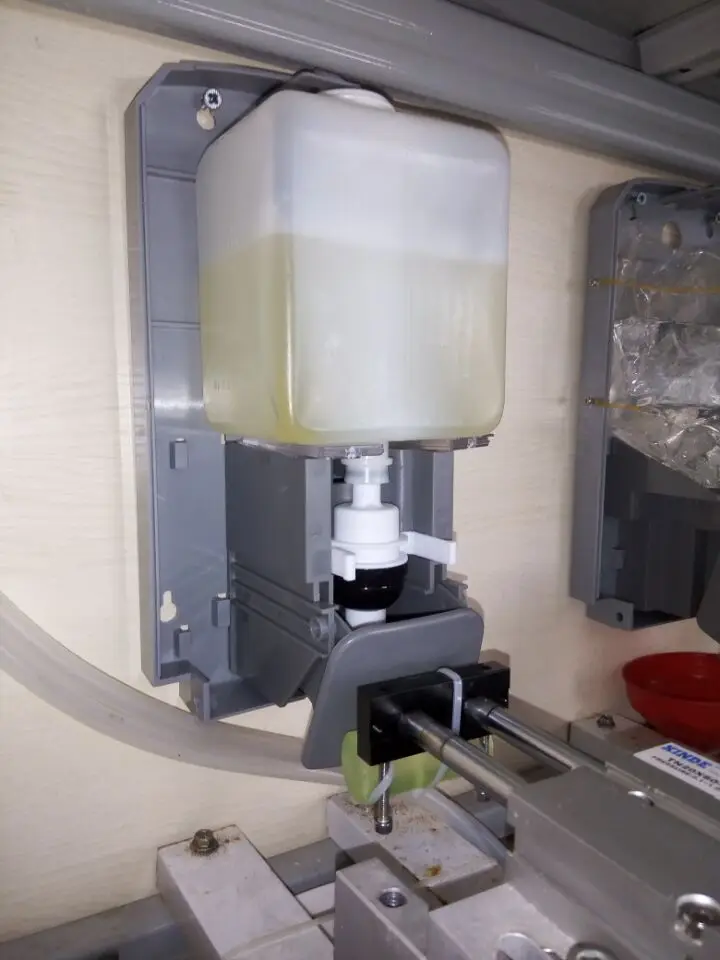 testing for refill bottle