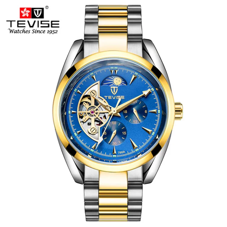 

Tevise 795a Men's Watches Luminous Tourbillon Clock Waterproof Sports Military Mechanical Watch relogio masculino relojes