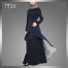 Muslim Robe Arabic Abaya Party And Evening Wear Ladies Long Silk Dress