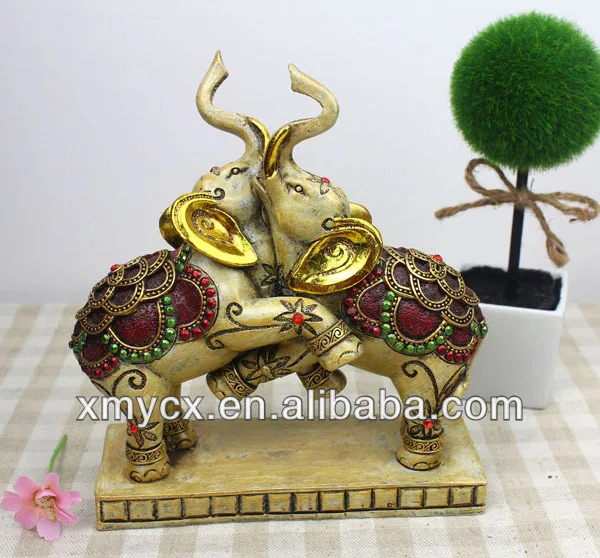 resin animal statue indian elephant statue decoration