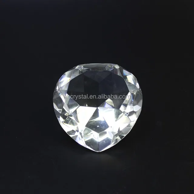 best popular wedding gifts heart shaped crystal diamond paper